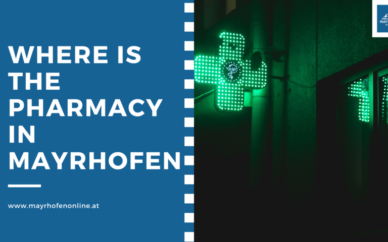 Where is the Pharmacy in Mayrhofen